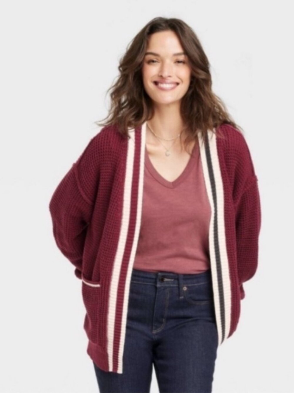 Indiana University IU Sweater Cardigan Football Tailgate Fall College